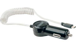 Schwaiger USB-C Spiral-Ladekabel Blau Leuchtend -Camping Ausrüstung Geschäft 250697 2641766
