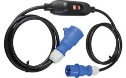 CEE-Adapterleitung Mit Personenschutz-Zwischenschalter