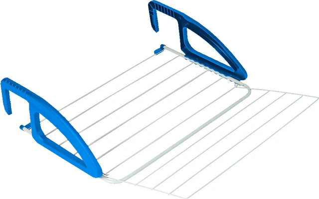 Metaltex Bries Heizungs- Und Balkonwäschetrockner Blau / Weiß 4 Metaltex Bries Heizungs- Und Balkonwäschetrockner Blau / Weiß – Bild 2