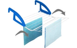 Metaltex Bries Heizungs- Und Balkonwäschetrockner Blau / Weiß 10 Metaltex Bries Heizungs- Und Balkonwäschetrockner Blau / Weiß -Camping Ausrüstung Geschäft 352244 2435093 1