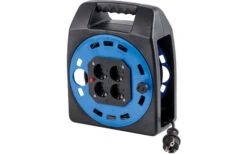 Kompakt Kabeltrommel 4x Schutzkontaktsteckdose 10 M -Camping Ausrüstung Geschäft 411872 2990054