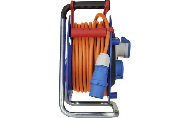 Brennenstuhl Garant CEE IP44 Kabeltrommel Orange 25m 4 Brennenstuhl Garant CEE IP44 Kabeltrommel Orange 25m – Bild 2