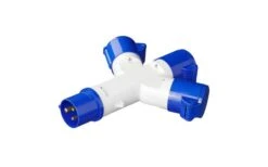 PAT CEE 3Fach Verteiler 16A -Camping Ausrüstung Geschäft 443987 3755826