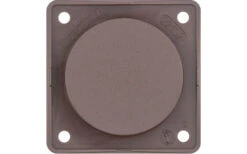 Berker Integro Blindverschluss Grau Glänzend