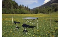 Basic Nature Travelchair Rolltisch Klein 70 X 70 Cm -Camping Ausrüstung Geschäft 504137 3331743