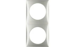 Berker Integro Rahmen 2fach Edelstahl Matt Lackiert