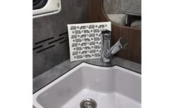 Pufz Schwedisches Geschirrtuch Wohnwagen Retro Grau -Camping Ausrüstung Geschäft 552865 3623236