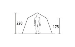 DWT Steilwandzelt Villa 6 -Camping Ausrüstung Geschäft 56252 114514