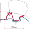 Fiamma Markisenadapter-Kit Mercedes Sprinter/VW Crafter High Roof - RHD -Camping Ausrüstung Geschäft 611735 4443079
