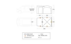 Vango Tailgate Hub Low -Camping Ausrüstung Geschäft 703193 4852478