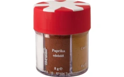 Basic Nature BasicNature Gewürzstreuer 6 In 1 Mit Salz / Pfeffer Weiß / Pfeffer Schwarz / Paprika / Curry / Knoblauch -Camping Ausrüstung Geschäft 717878 4881134