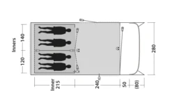 Outwell Greenwood 4 Tunnelzelt 15 Outwell Greenwood 4 Tunnelzelt -Camping Ausrüstung Geschäft 748523 5009078