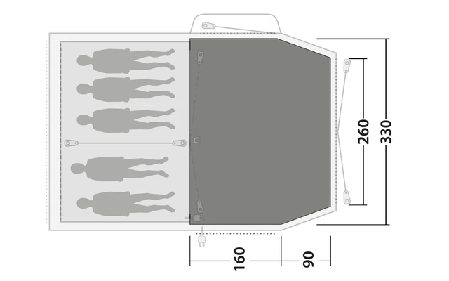 Outwell Zeltteppich Flat Woven Carpet Nevada 5P 4 Outwell Zeltteppich Flat Woven Carpet Nevada 5P – Bild 2