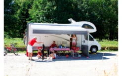 Fiamma F45L 450 Markise Gehäusefarbe Titanium Tuchfarbe Royal Grey 450 Cm -Camping Ausrüstung Geschäft 802961 5244557