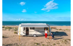 Fiamma F80s 290 Markise Gehäusefarbe Polar White Tuchfarbe Royal Grey 290 Cm -Camping Ausrüstung Geschäft 809945 5288006