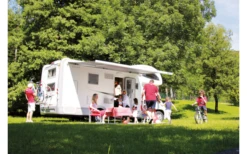 Fiamma F45eagle 350 Markise Mit Motor Gehäusefarbe Polar White Tuchfarbe Royal Grey 350 Cm -Camping Ausrüstung Geschäft 823475 5319341